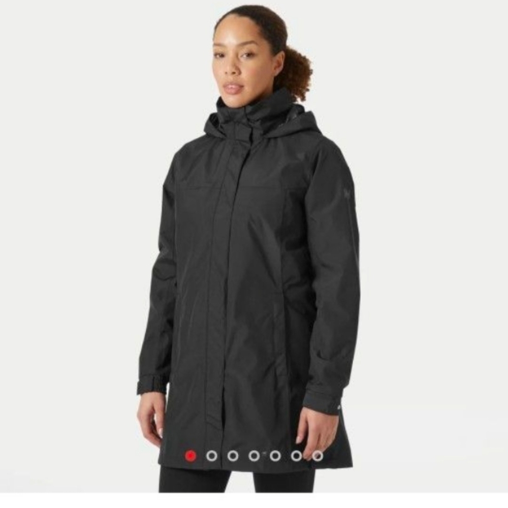 New Helly Hansen Women's Black Rain Jacket M